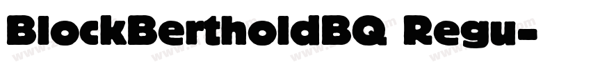 BlockBertholdBQ Regu字体转换 BlockBertholdBQ Regu字体转换